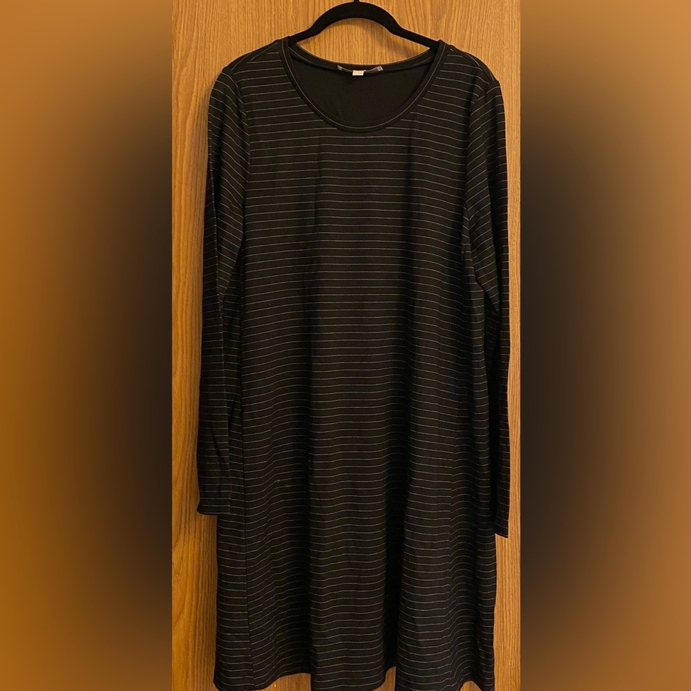 LOFT Striped Dress L